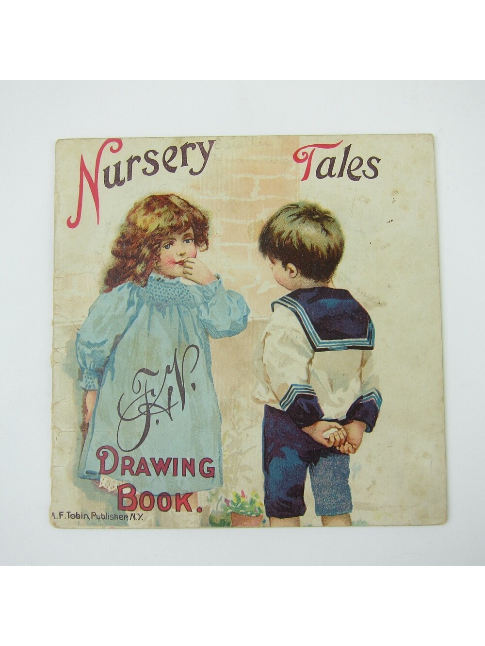 Arcade Music House Pianos Advertising Childrens Drawing Booklet Antique RARE